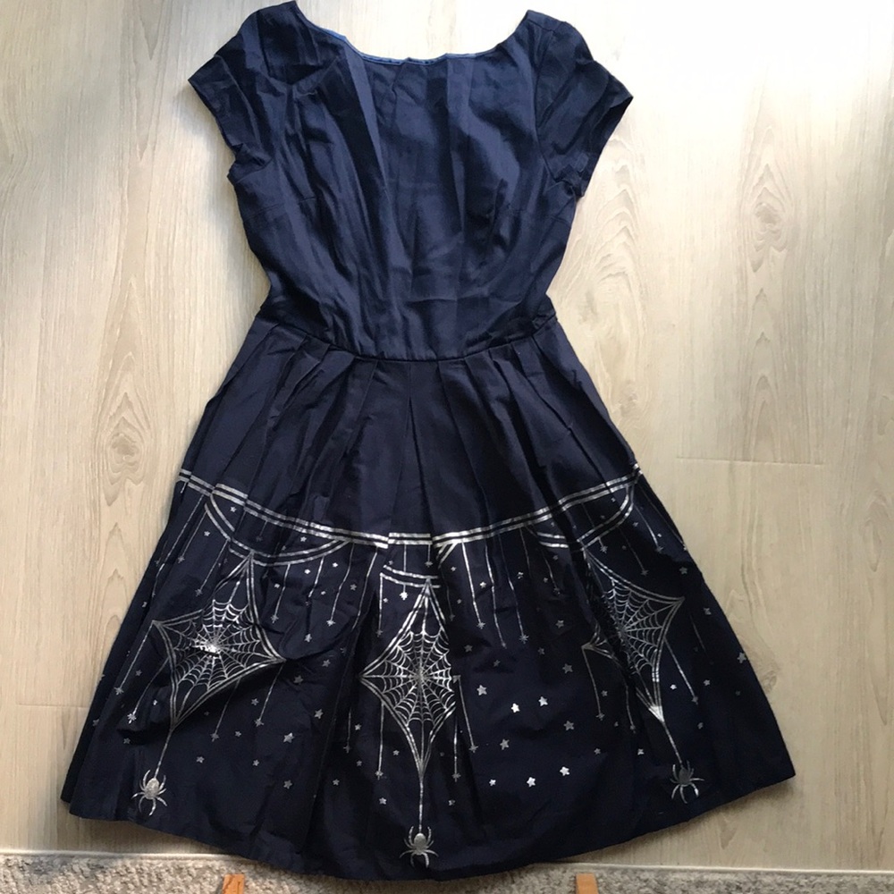 Laura Byrnes X Hope Morrison, spiderweb swing dress, size Large